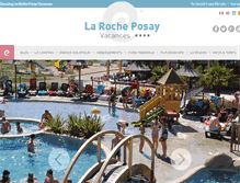 Tablet Screenshot of larocheposay-vacances.com